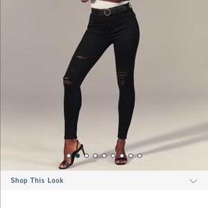 Abercrombie & Fitch Curve Love High Rise Jean